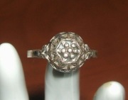 Warmet Resovia - pierścionek "Szarotka" srebro pr. 3