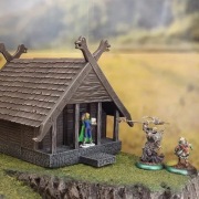 LOTR Rohan Dom 2 budynek makieta druk 3D