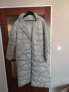 Zimowy płaszcz ocieplany 