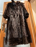 Futro, NORKI,piękne długie , ideał ! Ponadczasowy styl !NORKi rozm.M.