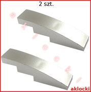 LEGO 61678 SKOS zaokrąglony 4x1 srebrny/Metallic Silver - 2 szt