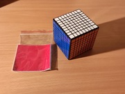 Kostka układanka ShengShou 9x9x9 + naklejki