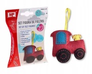 Zestaw kreatywny do szycia filc Traktor BRELOK