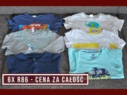 Rozmiar 86 - 6x - Koszulka, bluza  H&M SMYK wiosna