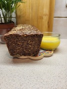  chleb LOW Carb bez mąki XXL 800g samo ziarno bez płatków i drożdży 