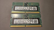 Pamięć RAM DDR5 16GB (2x8GB) Samsung 5600MHz SODIMM – jak nowa, z demontażu