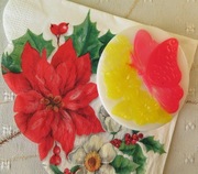 Figurka z mydełka glicerynowego luksusowy MOTYL