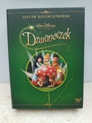 Dzwoneczek Walt Disney wydanie kolekcjonerskie film DVD i książka pudełko 
