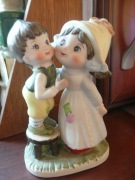 figurka Zakochana Para porcelana przywziona z Niemiec