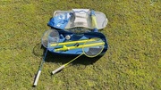 Zestaw do badmintona Decathlon Artengo. Siatka, 2 x rakietka, 2 x lotka