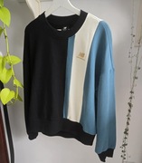 Bluza New Balance krój boxy/ oversize crewneck nierozpinana bawełna M L