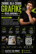 Tworzę nowoczesne grafiki reklamowe dla firm + opcja kod QR 