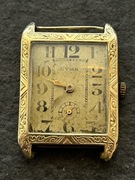 CYMA złoty zegarek 14K 
