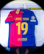 (M) Lamine Yamal 19 Barcelona 2024/2025 Nowa Koszulka Liga Mistrzów UEFA
