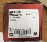 Klocki hamulcowe eicher 101590299 oen 1101462 Ford mondeo 3 
