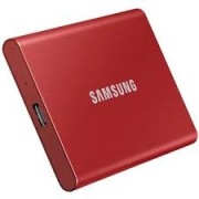 Dysk zewnętrzny SSD USB 3.2 Samsung T7 2TB Czerwony Stan idealny