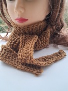 Mini szaliczek z Alpaki. Handmade.