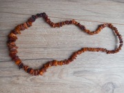 Korale z bursztynu bałtyckiego 65 cm