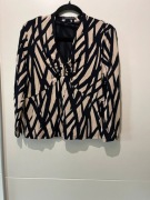 Bluzka kopertowa Windsmoor 100% wiskoza  zebra  L