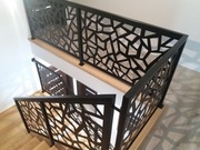 Balustrady stalowe szklane