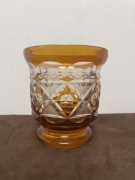 Huta Józefina Masywny Przedwojenny Polski Wazon Dekoracyjny