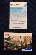 2 Bilety komunikacji miejskiej Amsterdam (Holandia) 