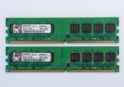 Pamięć RAM DDR2 Kingston 2 x 1 GB = 2GB 800 PC2-6400 KIT