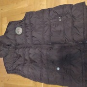 Kamizelka brązowa, ciepła 