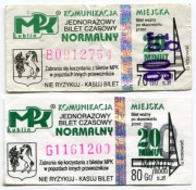 Bilety MPK  Lublin - 2 x 10min, Normalny /nadruk !