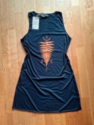 Krótka sukienka, tunika Toonz Art Co-Lab, liść paproci