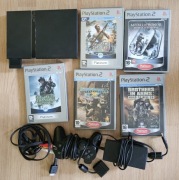 Konsola PS2 z grami