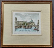 Christoph Falk Akwaforta Akwarela 