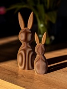 Ozdoby wielkanocne, króliki druk fdm