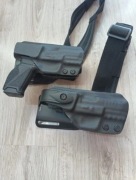 Kabura Kydex do MPS z QLS + SLS - 2,4 mm - Płetwa -  Solidna i bezpieczna