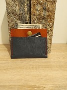 skórzana bilonówka rękodzieło 