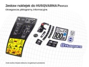 Zestaw naklejek kosiarki HUSQVARNA PROFLEX