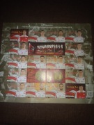 Arkusz znaczków z mistrzostw świata 2014