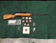 Wiatrówka sprężynowa 4.5mm + duży zestaw akcesoriów + lufa ! 