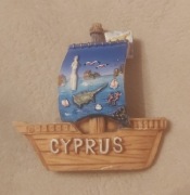 Magnes na lodówkę ceramiczny Cyprus. CYPR.