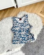 D&G dolce&gabbana top kwiaty vintage XL 42 retro