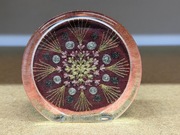 Przycisk do Papieru Haftowany Joy Lucas Colchester Rękodzieło Vintage