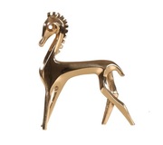 Figurka konia z mosiądzu