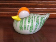 Szklana Kaczka Murano przycisk do papieru