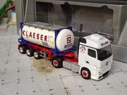 Herpa Mercedes Actros z tank-kontenerem Klaeser