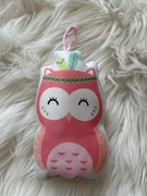 Sowa grzechotka zawieszka do łóżeczka