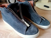 Trampki FRYE LENA Zip High GREY USA 38,5/ wkładka 25cm