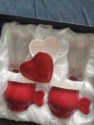 Turecki zestaw do kawy Karaca(love)  Walentynki