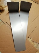 Srebrne, porządne, masywne półki ścienne / wiszące