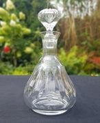 Piękna Kryształowa karafka, soczewka retro PRL ,vintage