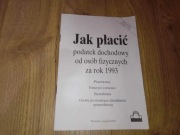 Jak płacić podatek dochodowy borszura informacyjna 1994 Pit w Polsce